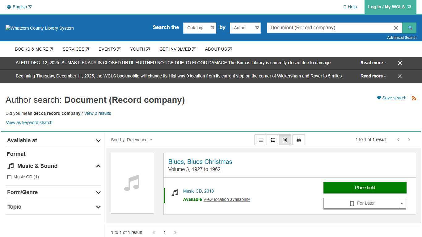 Search Whatcom County Library System BiblioCommons